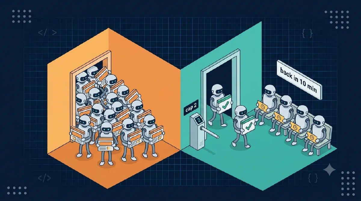 Durable Functions Concurrency: Gate the Queue, Not the Host