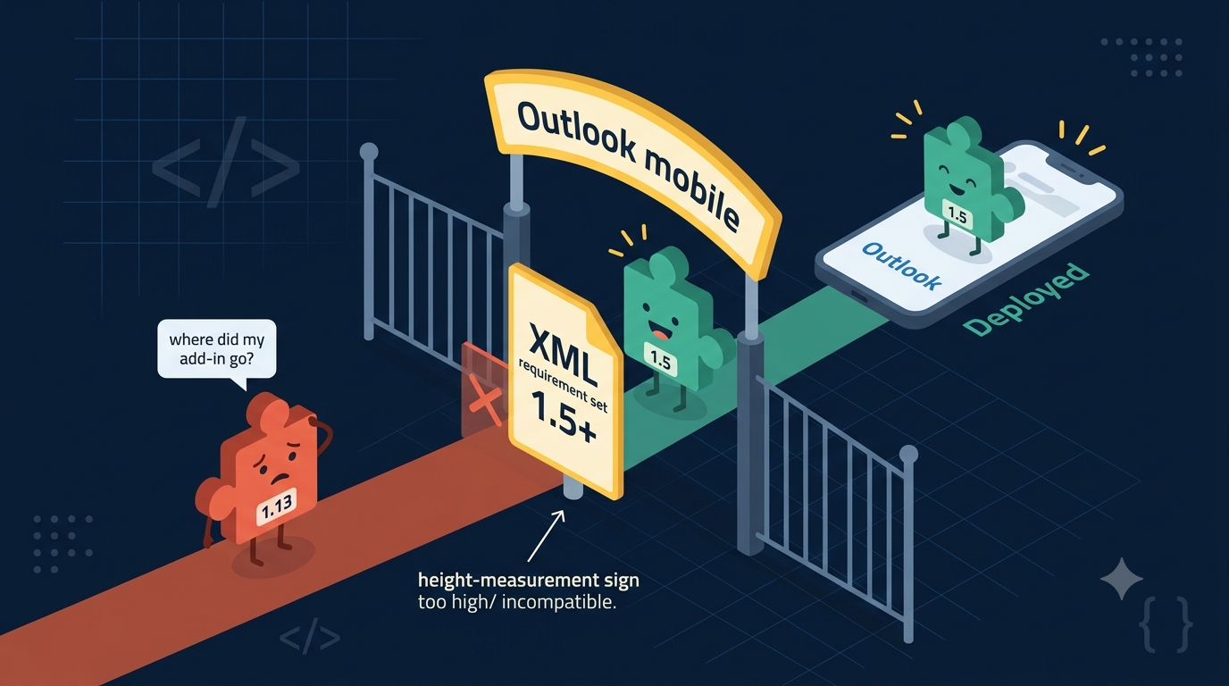Why My Outlook Add-in Lies About Its Version (And Yours Should Too)