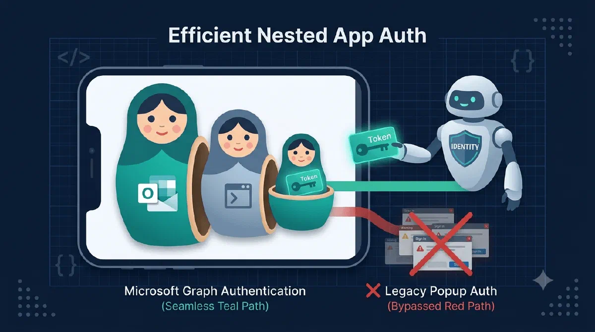 There's No Popup on a Phone: Nested App Auth for Outlook Add-ins